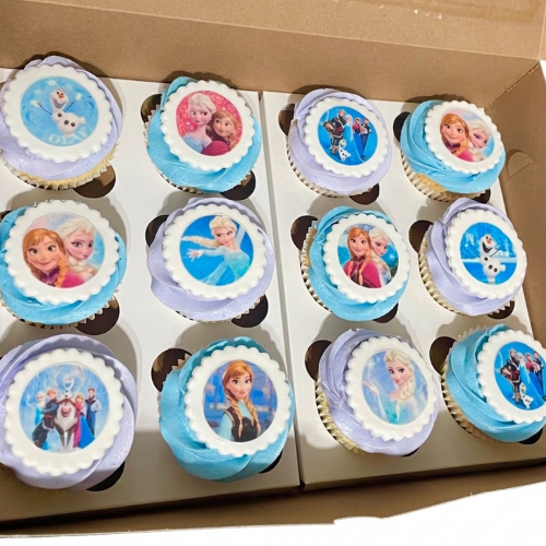 Frozen Theme Cupcakes