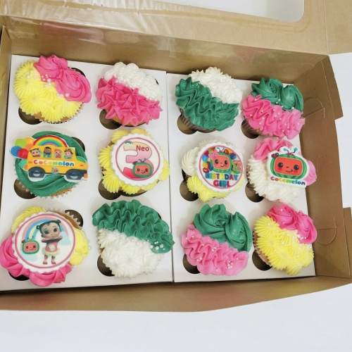 Cocomelon Cupcakes