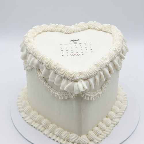 Vintage Calendar Cake