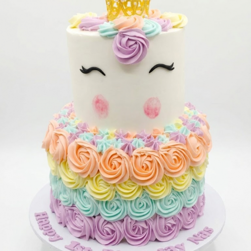 Magical Pastel Unicorn Cake